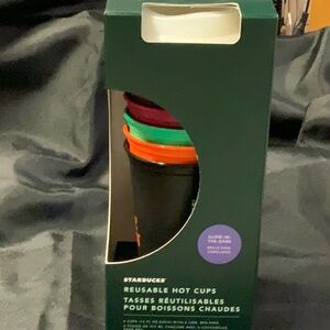 Starbucks reusable hot cups glow-in-the-dark